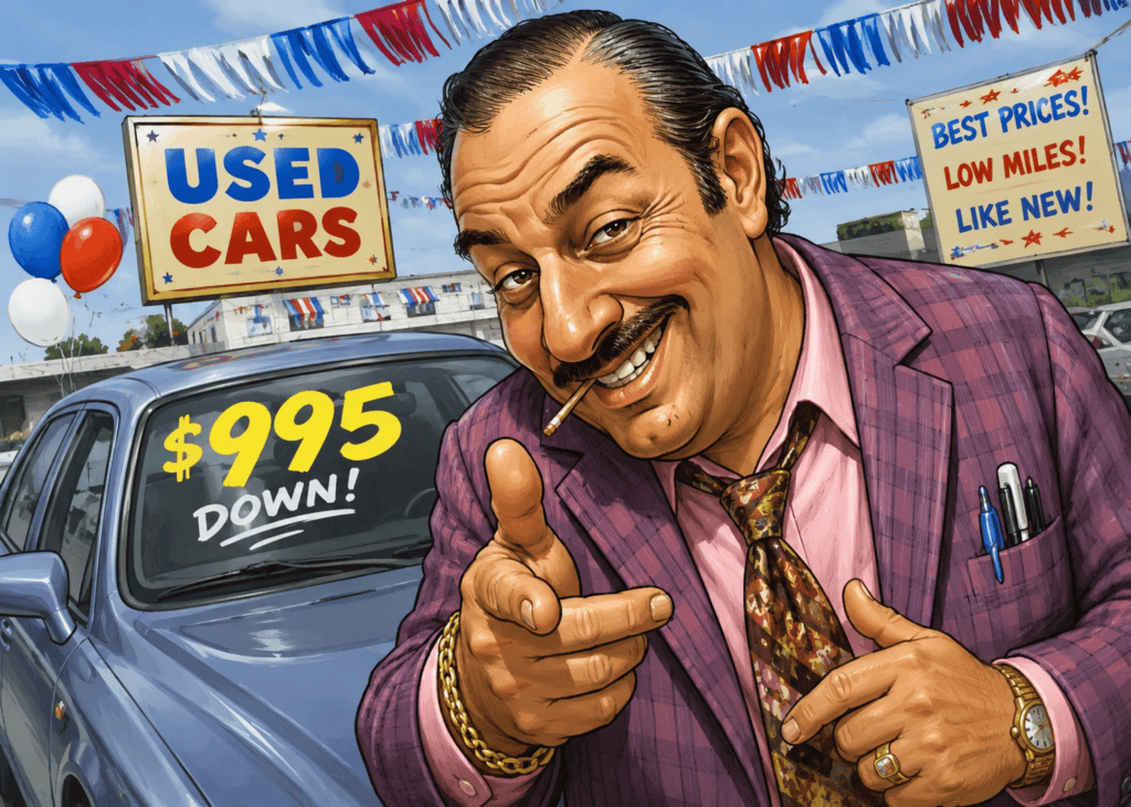 don't be a sleazy salesperson