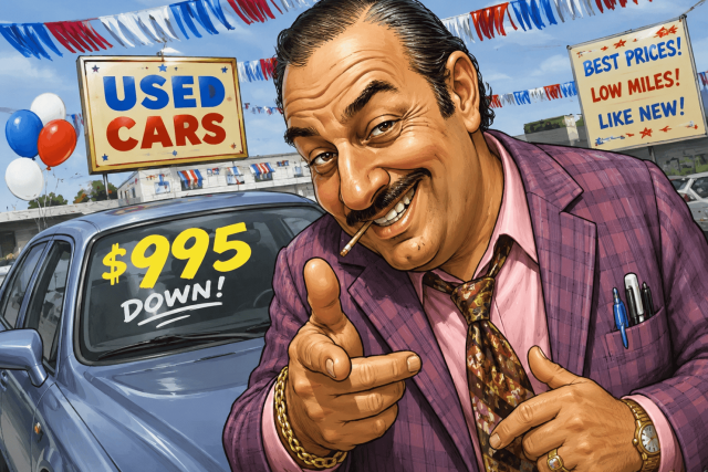 don't be a sleazy salesperson