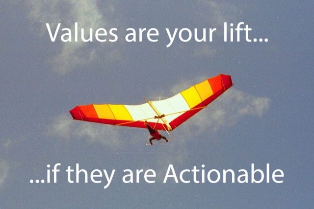 make values verbs