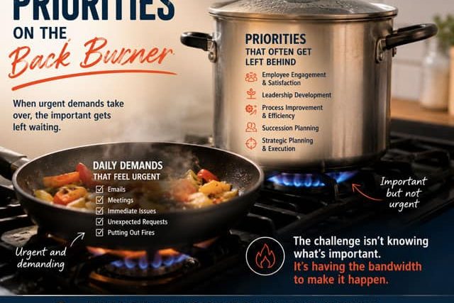 critical priorities on back burner