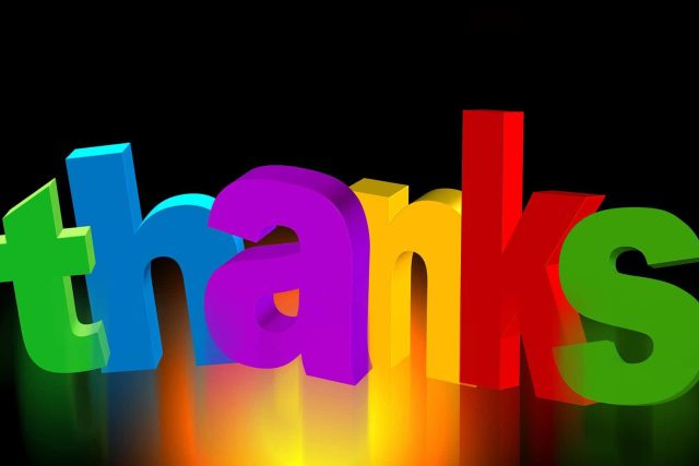 appreciation - lavish it on